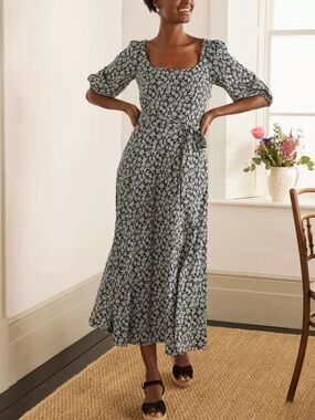 Boden Women’s Dress Sophie Jersey Midi Dress Blue Navy New size 8